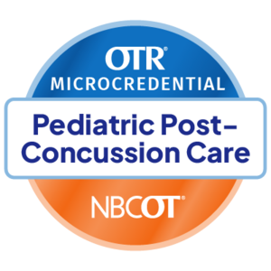 Microcredential Pediatric Post-Concussion Care digital badge