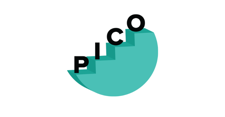 Patient/Problem, Intervention, Comparison, & Outcome) PICO logo Icon